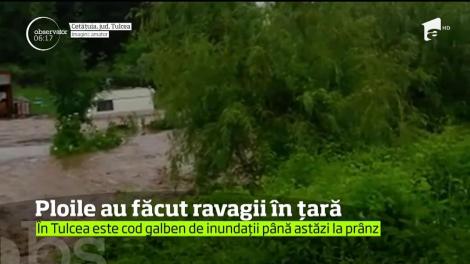 Ploile torenţiale au făcut ravagii în zona Dobrogei