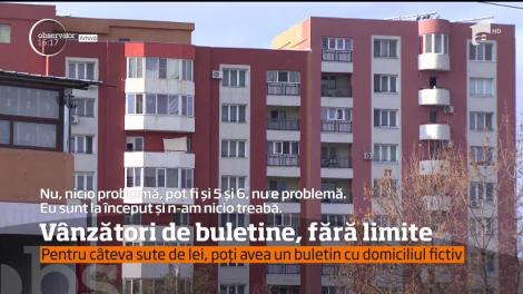 Vânzători de buletine, fără limite! Pe internet sunt anunțuri care oferă un domiciliu pentru cartea de identitate