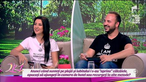 Runda "Dragoste şi alte nebunii": Atunci când sunteţi pe plajă şi iubitului i s-au aprins călcâiele, mai apucaţi să ajungeţi în camera de hotel?
