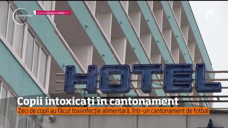 Zeci de copii au făcut toxiinfecție alimentară, într-un cantonament de fotbal