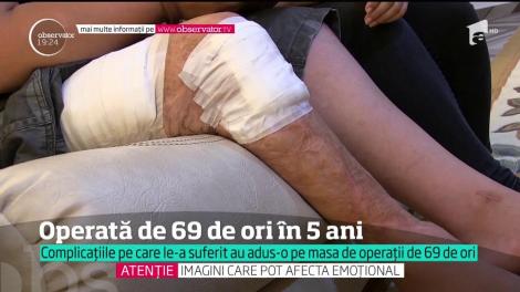 O tânără de 22 de ani a suferit 69 de operații, după ce a luat dintr-un spital, din Iaşi, un cocktail de infecţii rezistente la antibiotic