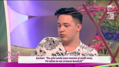 Poveste tristă de viaţă pentru un concurent de la "2k1"! Lucian: "Nu ştiu unde sunt mama şi tata. Pe mine m-au crescut buncii!"
