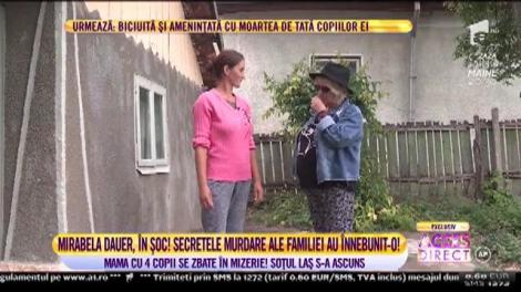 Mirabela Dauer, în șoc! O mamă cu patru copii se zbate în mizerie. Soțul laș s-a ascuns ca să nu fie filmat