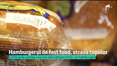 Copiii care mănâncă regulat hamburgeri sunt predispuși la astm