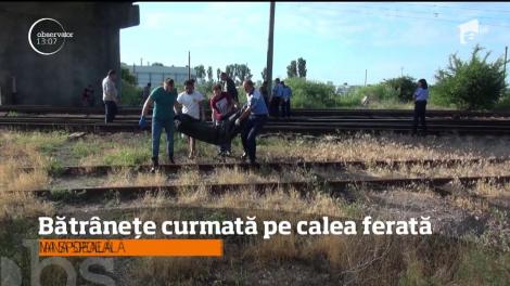 Un bătrân de 86 de ani şi-a pierdut viaţa, după ce a fost lovit de un tren!