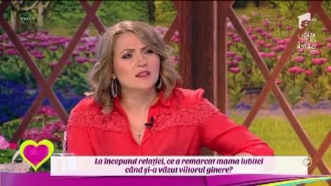 Începutul relaţiei. Ce a remarcat mama iubitei când şi-a văzut viitorul ginere? Claudia a dat un răspuns emoționant