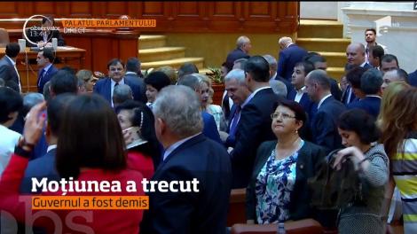 Guvernul Grindeanu a fost demis