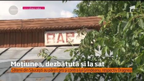 Moţiunea, dezbătută şi la sat