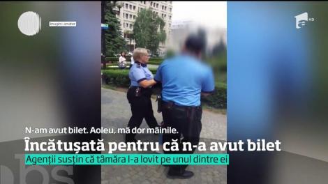 O tânără din Ploiești a fost încătușată pentru că nu avea bilet de autobuz