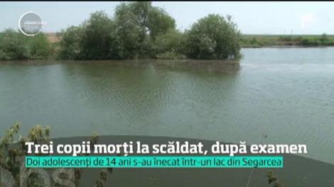 Doi adolescenți de 14 ani s-au înecat într-un lac din Segarcea