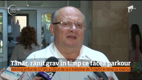 Un adolescent de 17 ani, practicant de sporturi extreme, a ajuns în stare gravă la spital