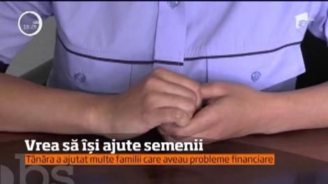 După ce a terminat facultatea de Matematică, Ruxandra Dascălu, de meserie polițistă, s-a întors în satul natal ca să-și ajute semenii