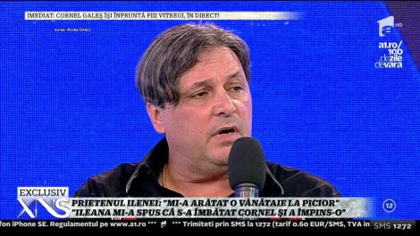 Prietenul Ilenei Ciuculete: ”Mi-a arătat o vânătaie la picior. Mi-a spus că s-a îmbătat Cornel și a împins-o”