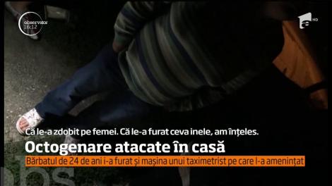 Octogenare atacate în casă. Poliţiştii au reuşit să-l reţină pe individ