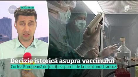Decizie istorică. Magistraţii europeni leagă vaccinurile de anumite boli