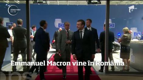 Preşedintele Franţei, Emmanuel Macron, urmează să vină în România