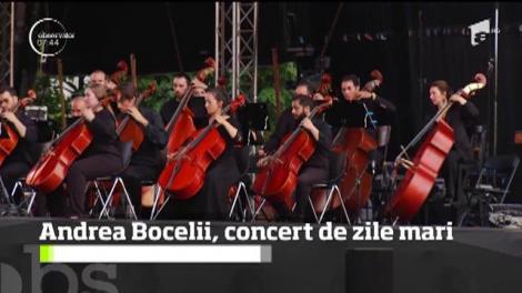 Andrea Bocelli, concert de zile mari