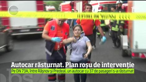 Cod roşu de intervenţie în judeţul în Braşov! 12 oameni au ajuns la spital