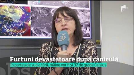 Vreme extremă în România. De la călduri toride, la vijelii devastatoare!