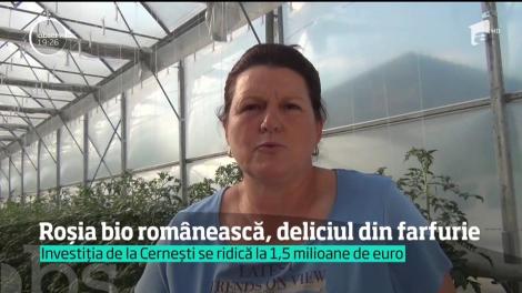 Roșia bio românească, deliciu în farfurie