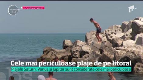 Cele mai periculoase plaje de pe litoral