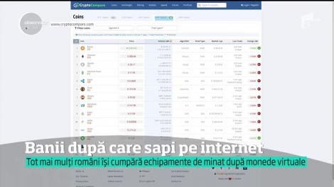 Românii au pornit la vânătoare de monede virtuale și chiar şi-au construit acasă adevărate fabrici de bani