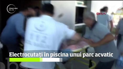 Tragedie în Turcia. Cinci oameni au murit electrocutaţi într-o piscina unui parc acvatic