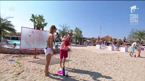 Provocare imposibilă pe nisip! Lidia și Răzvan, Flavia și Dani, adversari: "Cum vă putem spune vouă? Familia Buble?"