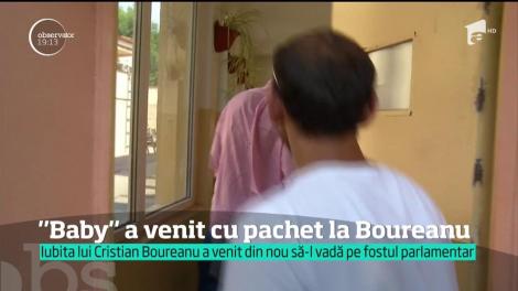 Iubita lui Cristian Boureanu a venit la arest cu pachet