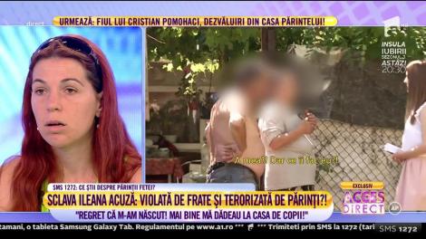 Ileana: Vrea să mă dea pe poartă afară din casă!
