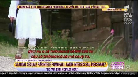 Convorbire între Părintele Cristian Pomohaci și un tânăr de 17 ani: "Facem sex, te plătesc pentru sex!"