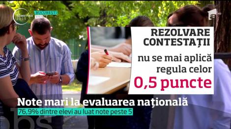 Note mari la Evaluarea Naţională