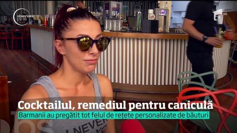 Canicula îi înspiră pe barmani. Cocktailurile sunt la mare căutare. Încă nu a fost revendicat titlul pentru băutura veri