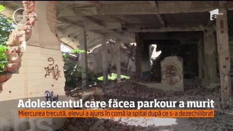 Adolescentul de 17 ani din Iaşi, care a ratat o schemă de parkour, a încetat din viaţă!