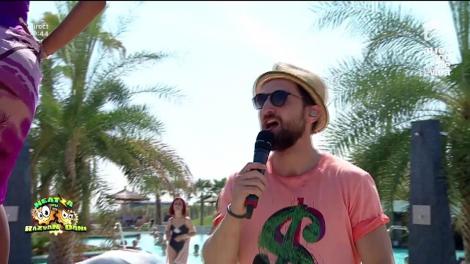 Bătaie cu baloane pline cu apă! Uite cât de bine s-au distrat Pepe și Răzvan