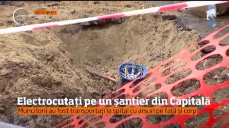 Trei bărbaţi din Capitală au ajuns la spital cu arsuri pe faţă si pe corp