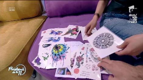Diana Munteanu și Sore s-au tatuat, în direct. Florin Ristei le-a ajutat să-și aleagă modelele: "Mie mi-e frică de nu mai pot"