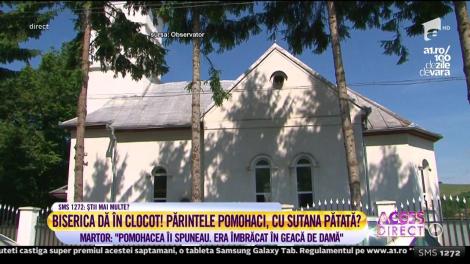 ATENȚIE, IMAGINI DURE. Ritual de exorcizare în biserica în care slujea părintele Cristian Pomohaci?
