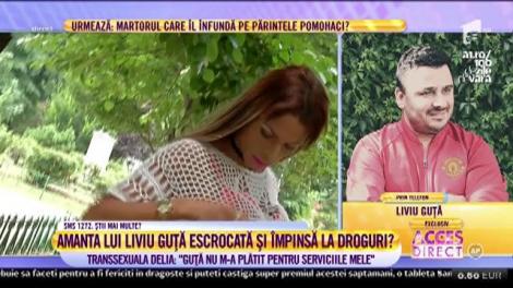 Transsexuală Delia îl acuză pe Liviu Guţă că nu i-a plătit pentru serviciile prestate!