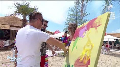 Mihai Trăistariu a dat muzica pe pictură! Ce "tablou" a realizat artistul, în direct, cu ochii închiși: "Uite câtă lume aplaudă"