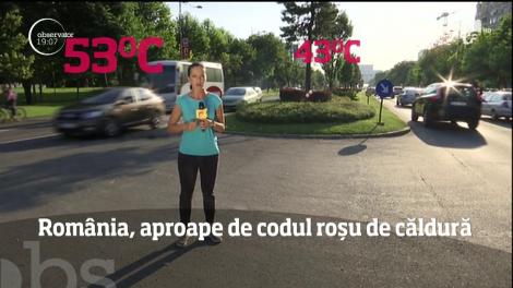 România, aproape de codul roşu de căldură! Atenţie, temperaturi de 43 de grade Celsius!