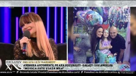 Andreea Antonescu: "Fiica mea o divinizează pe Andreea Bălan!"