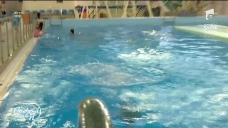 La bazinul olimpic din Bacău se găsesc două ramuri sportive: înot și sărituri în apă