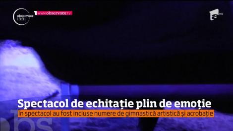 Relaţia specială dintre oameni şi cai este surprinsă în cele mai mici detalii într-un spectacol unic de echitaţie din Turda