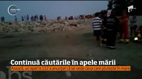 Momente dramatice până târziu în noapte,pe plaja din Eforie Nord, în zona în care o feţiţă de 11 ani a dispărut înghiţită de apele mării