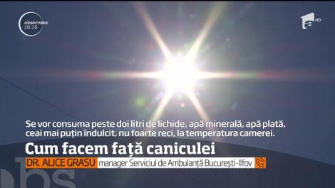 Cum să facem faţă caniculei. Recomandări în caz de urgenţă