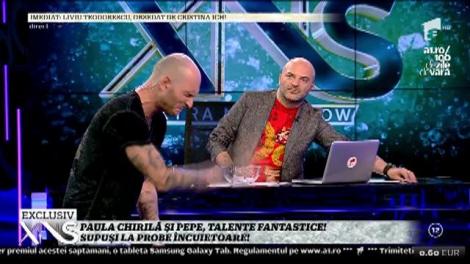 Paula Chirilă şi Pepe au jucat mima la Xtra Night Show!