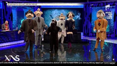 Marionete gigant au invadat platoul de la "Xtra Night Show"!