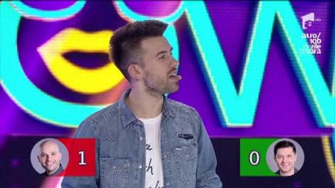 Luptă mare la proba "Recunoaşteţi melodia". FANtasticii celor două echipe au făcut show încă din startul emisiunii!