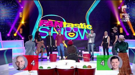 Nebunie în platoul FANtastic Show.  Echipa lui Andrei Ștefănescu nu se regăsește și pierde a patra probă consecutivă!